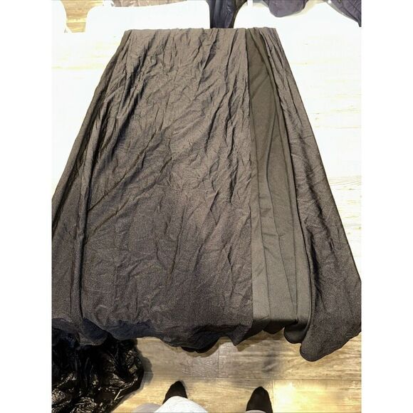 La Femme - 30072 Spaghetti Strap High Slit Gown. Size 10. Black. NWOT. 14 - Picture 4 of 8